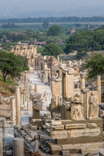 ruins of ancient city of ephesus