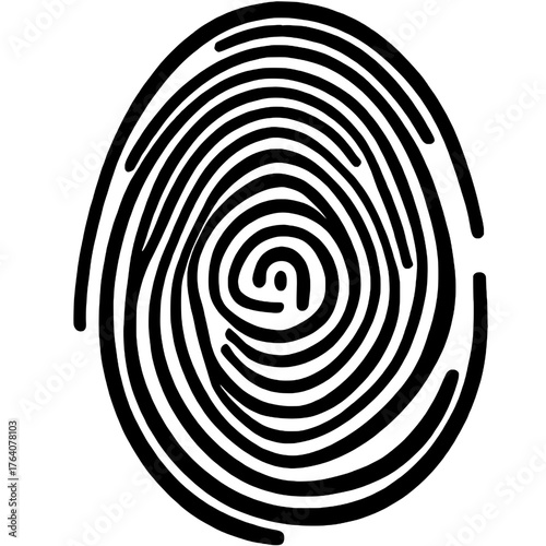 fingerprint vector icon