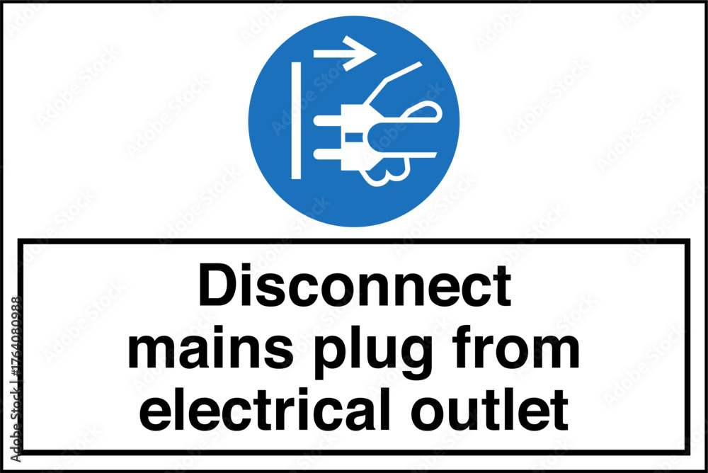Obraz premium 026 Mandatory Disconnect Main...