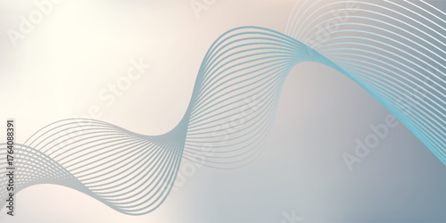 Empty gray background. Blurred vintage texture. Blurred grunge illustration. Warm light, with subtle wavy lines. Perfect for a modern setting. eps10.