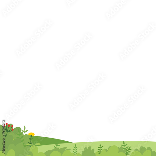 spring background with flowers