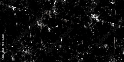 Urban texture vector distress grainy grungy effect background. Dark grungy black textured of the black marble background. Isolated Black on White Background. Dirty black and white grunge.