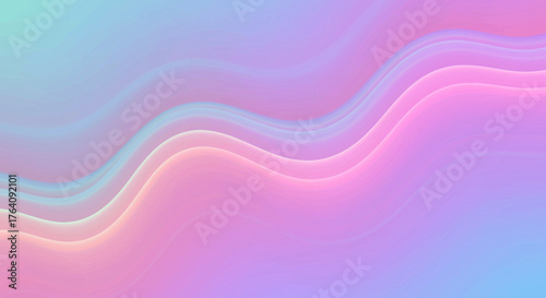 Pastel gradient background with smooth flowing curves and vibrant color transitions