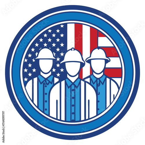 United We Build American Workers in Unity – A Bold Tribute to Labor, Patriotism, and the Backbone of National Strength