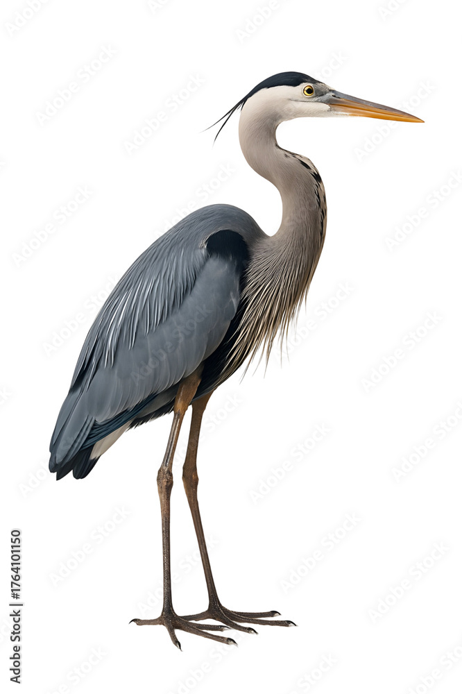 Fototapeta premium great blue heron ardea cinerea