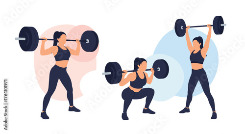 Weightlifting Women - Strength Training and Fitness.