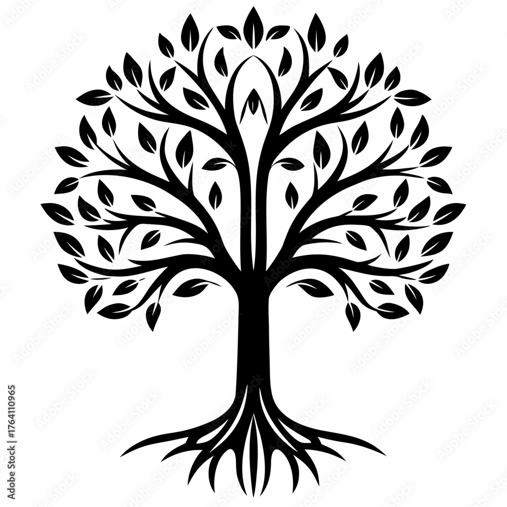 Obraz premium Jute tree on white background.05