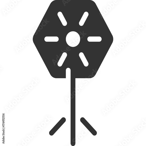 Retro 8-bit Video Game Pixel Art Tree Icon With Stylized Sunlight Effect Isolated On Transparent Background Vector Graphic
