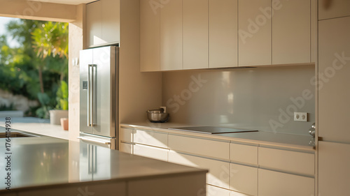 modern kitchen in modern house