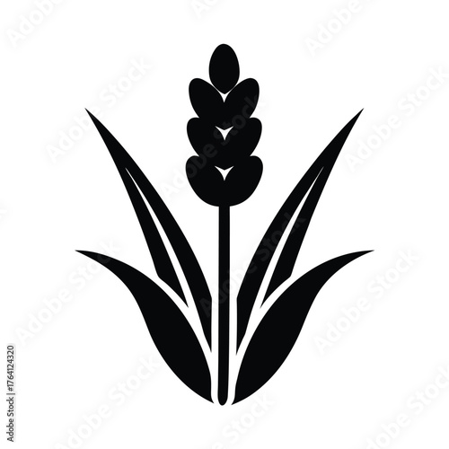 Pickerelweed Cluster Icon Vector Illustration