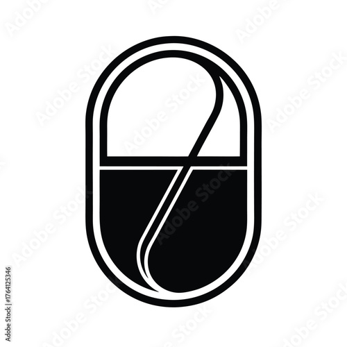 Free Download Papyrus Capsule Border Icon Vector Illustration - GFXLoad
