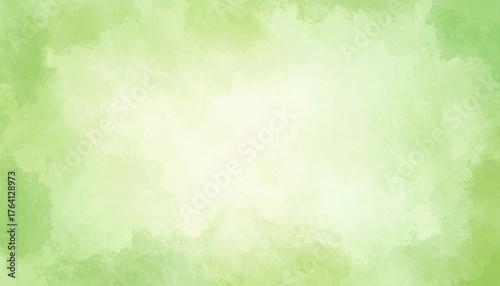Abstract watercolor grunge paper texture with an old, aged green and brown background for a blank vintage design