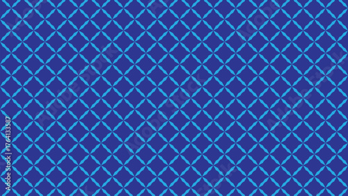 Elegant geometric pattern in vibrant blue hues for modern design projects and creative background