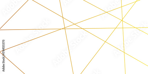 Abstract luxury golden geometric random chaotic lines with many squares and triangles shape background.	