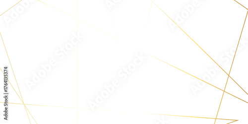 Luxury premium golden random chaotic wave lines abstract background. Luxury gold geometric lines with many squares and triangles shape background. Vector, illustration	