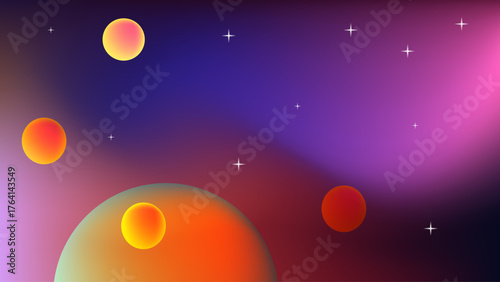 abstract background with glowing lights