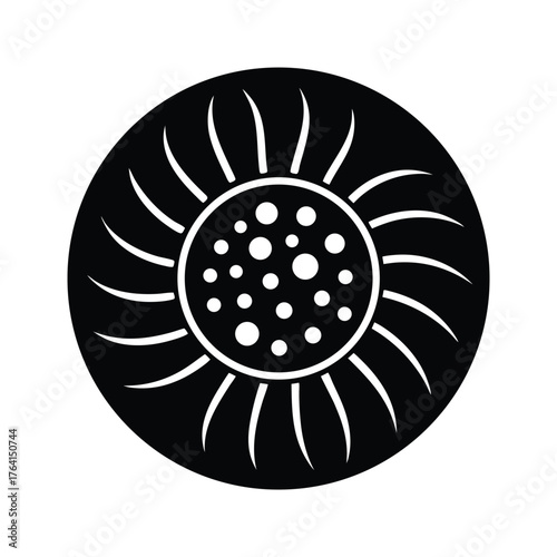 Coccolithophore Icon Vector Illustration