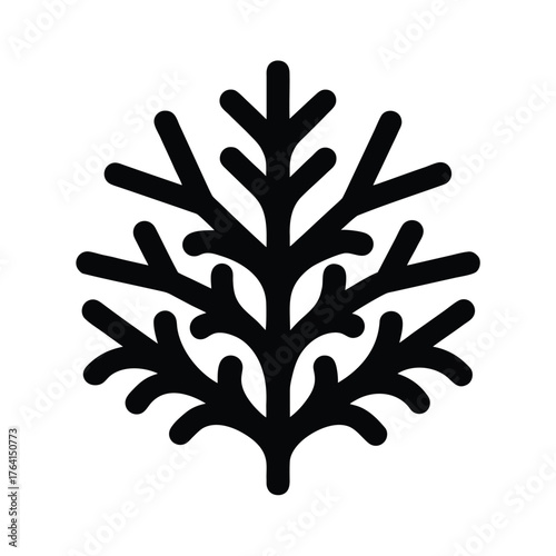 Brown Algae Icon Vector Illustration
