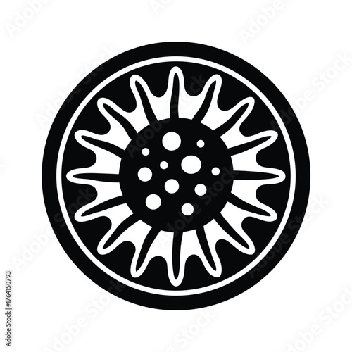 Cyanobacteria Icon Vector Illustration
