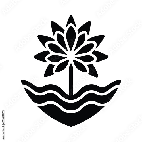 Water Parsnip Icon Vector Illustration