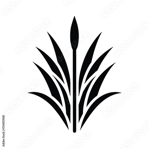 Reed Root Icon Vector Illustration