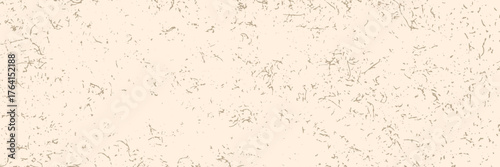 Korean rice paper wallpaper. Ecru background with tan noise and particle pattern. Vector retro recycle design.
