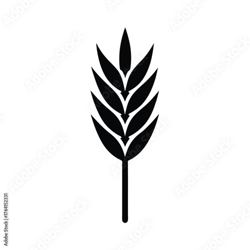 Tape Grass Stem Icon Vector Illustration