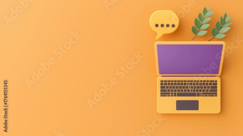 online learning accessibility resources. A glowing chat support feature for requesting accessible resource formats, ensuring learner satisfaction