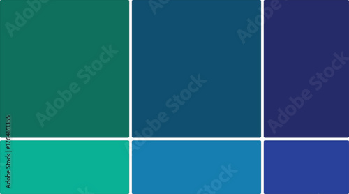 Abstract Color Block Background with Teal Blue and Navy Tones for Modern Design Projects and Creative Visuals Featuring Clean Lines and Geometric Shapes