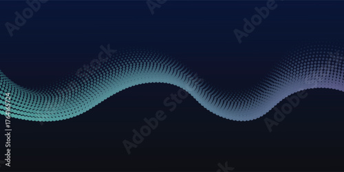 abstract technology particles dots background