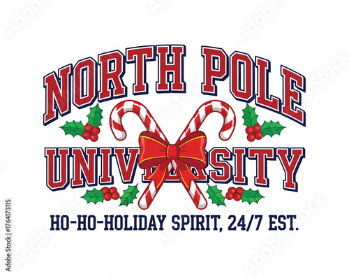 North Pole University Christmas Spirit
