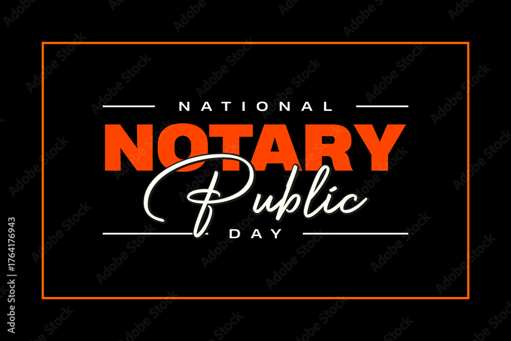 Φωτογραφία Notary Public Day holiday concept vector