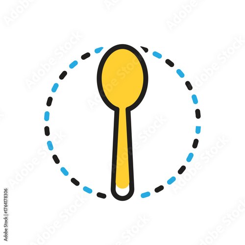 Multi color icon for spoon