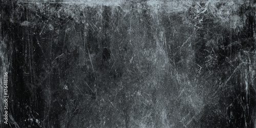 Abstract Black wall texture with grunge pattern background dark concrete texture floor for home interior or exterior.