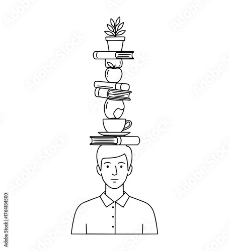 Balancing Items on Head