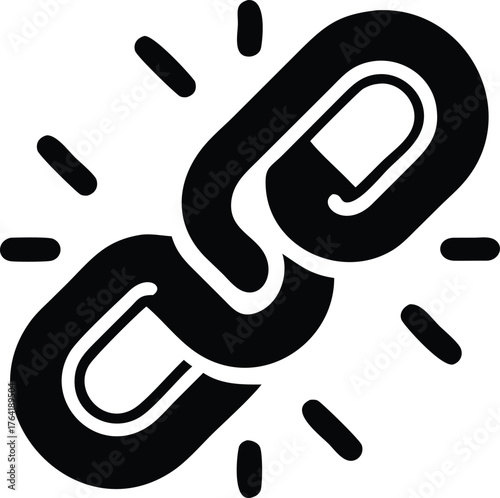 Broken chain icon