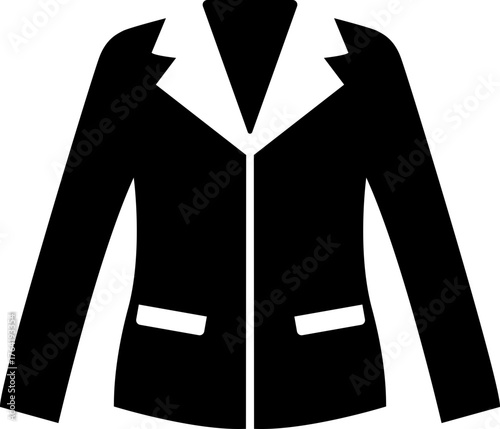 vector illustration of a business suit