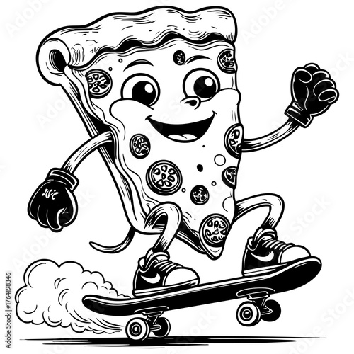 Cool Pizza Skater Jump