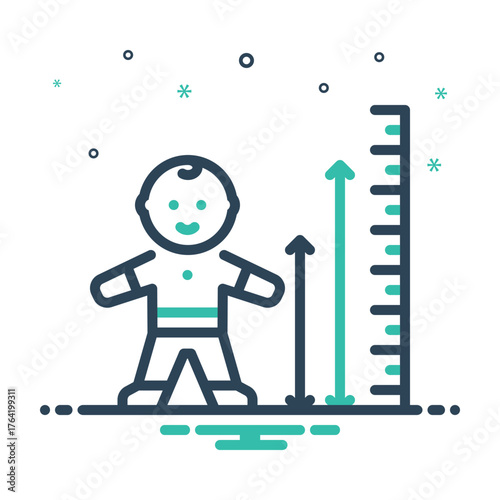Mix icon for growth chart