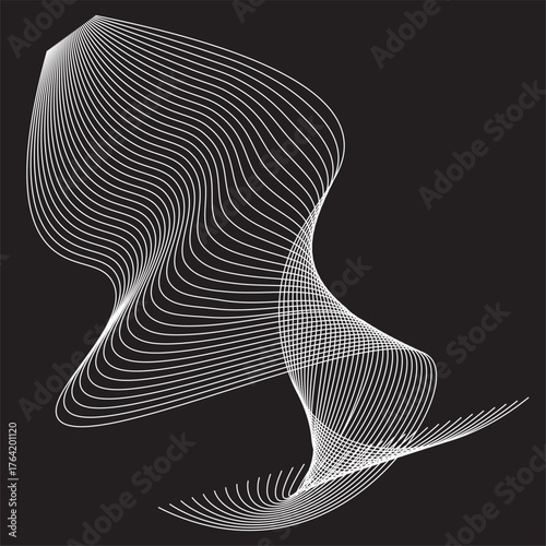 black and white painting abstract