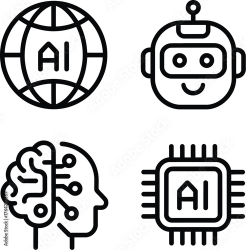 Person Choices Icon Set for Decision Making