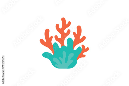 Coral reef underwater marine life oceanographic biology aquatic flora specimen