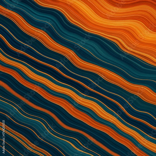 Abstract Agate Stone Texture Background with Colorful Mineral Layers