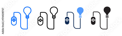 Creativity multiple icon