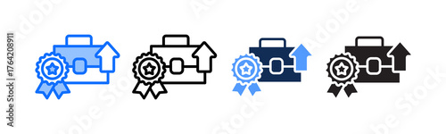 Career Promotion multiple icon