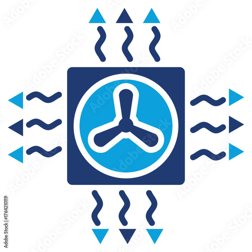 Condensing Unit Blue icon