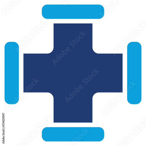 Supply Duct Blue  icon