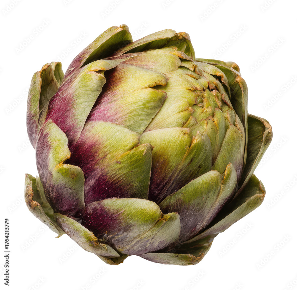 Fototapeta premium Harvesting artichokes nutrient-packed vegetables garden isolated on transparent background