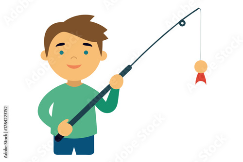 man with fishing rod
