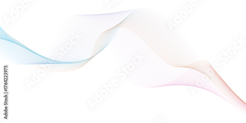 A colorfull webline and valleys is featured 
in an abstract background illustration 
